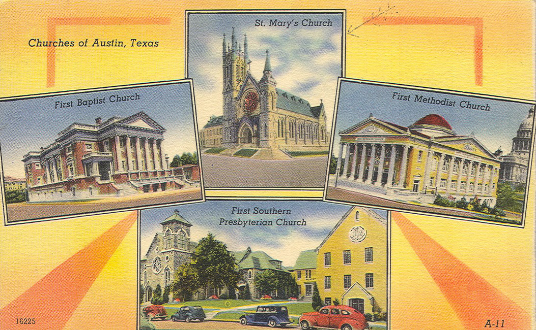 Austin_-_Four_Churches_1_-_ca-1930-1940s