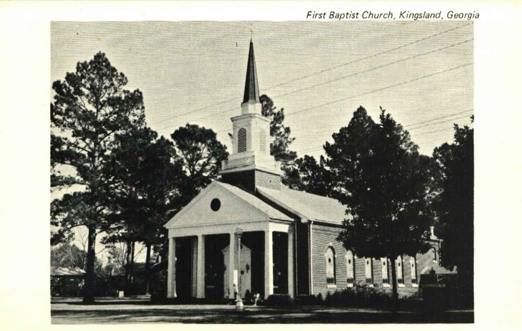 Kingsland First Baptist Church Florida Baptist Historical Society
