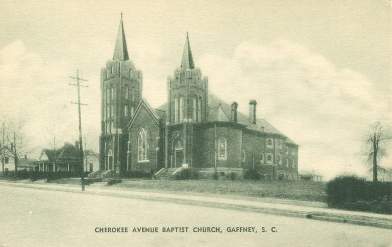 Gaffney Cherokee Avenue Baptist Church Florida Baptist Historical Society