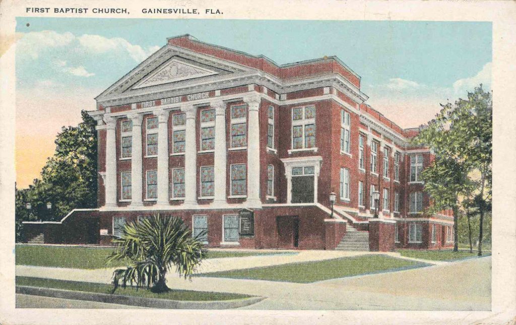 Gainesville First Baptist Church Florida Baptist Historical Society