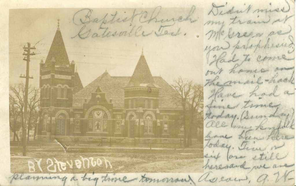 Gatesville First Baptist Church Florida Baptist Historical Society