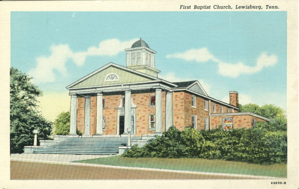 Lewisburg First Baptist Church Florida Baptist Historical Society