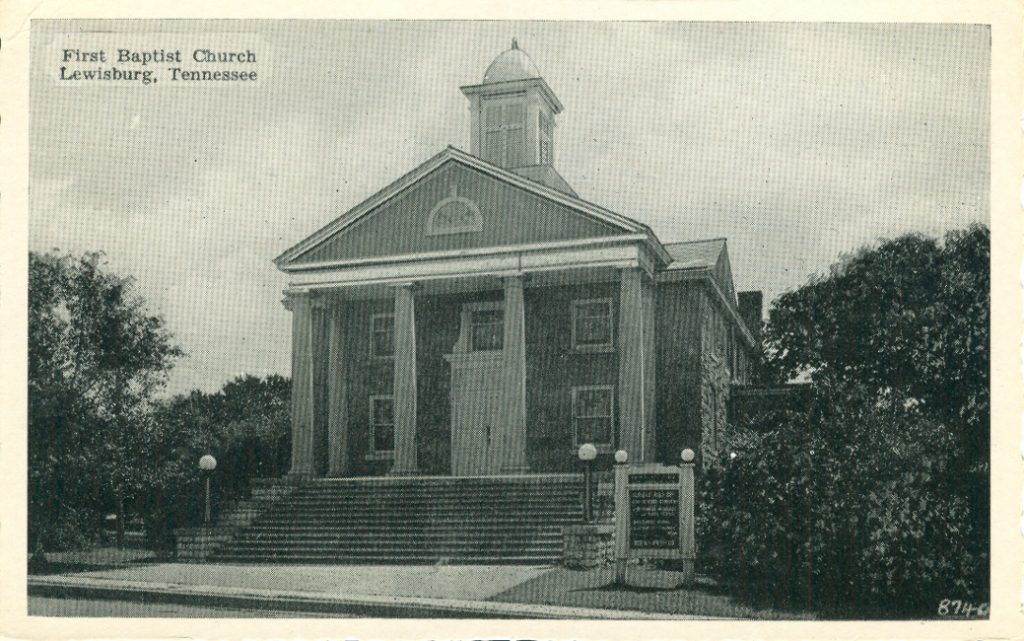 Lewisburg First Baptist Church Florida Baptist Historical Society