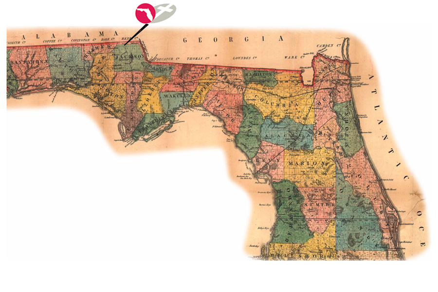 Vintage-FL-Map
